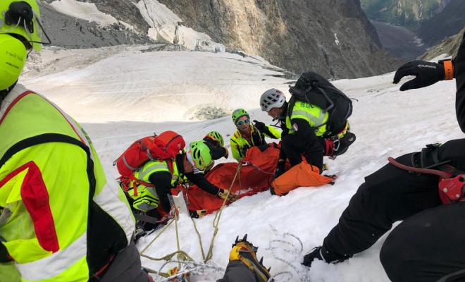 soccorso in crepaccio