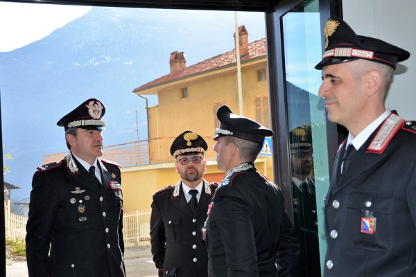 Gli auguri del Gen. Di Stasio ai carabinieri in Valle d'Aosta in vista delle festività