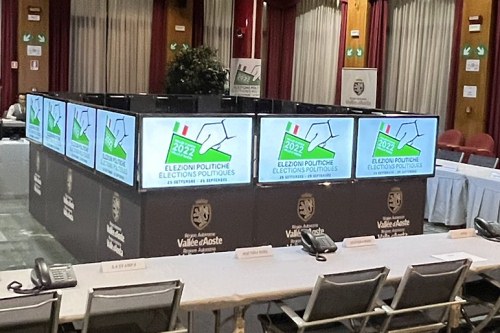 Elezioni politiche - sala stampa