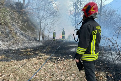 Incendio a Fontainemore