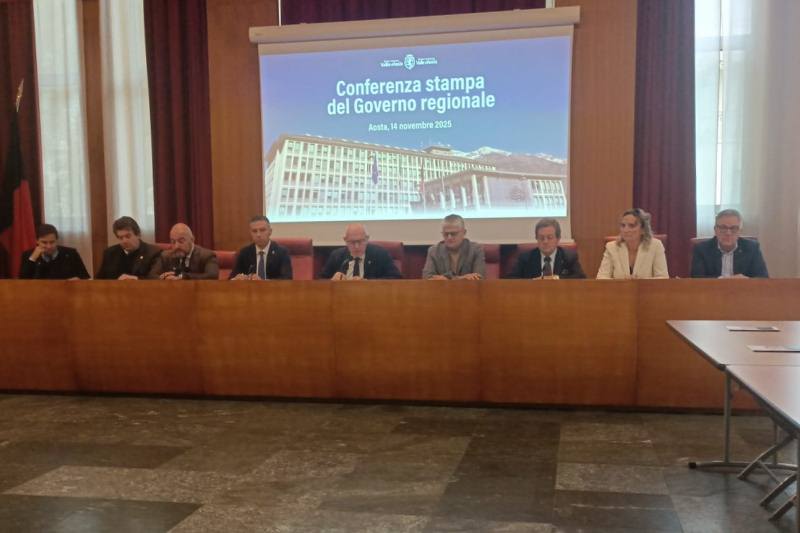 Conferenza stampa della Giunta regionale