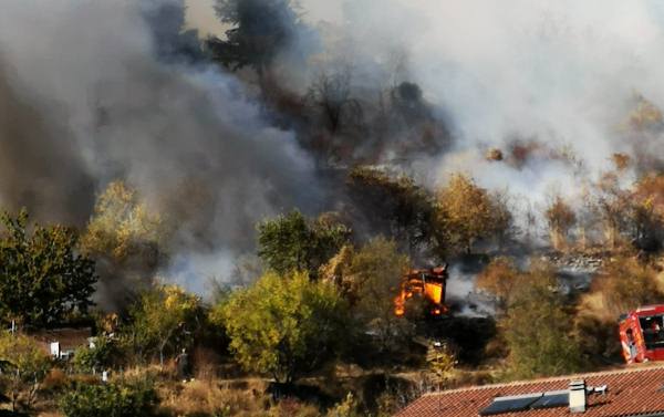 Incendio Aosta