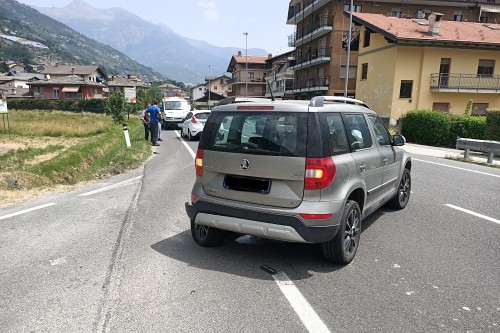 Incidente stradale a Sarre