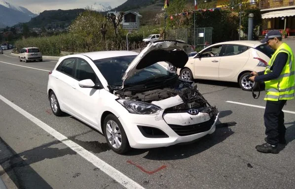 Incidente stradale Sarre