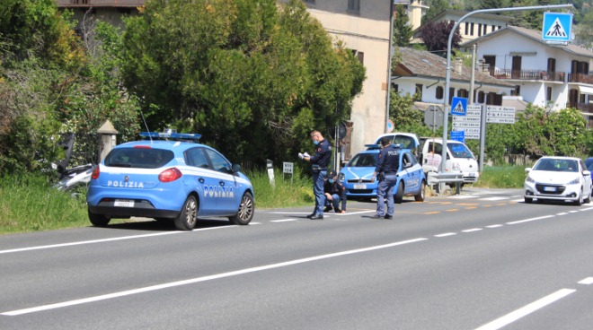 Incidente stradale a Sarre