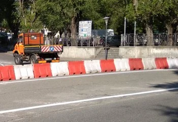 Aosta, cambio di look per piazza Arco d'Augusto