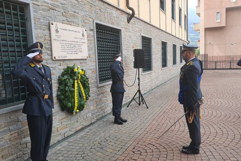 Cerimonia per l'Anniversario di fondazione della Guardia di finanza