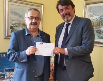 Terremoto, 4.100 euro raccolti dagli Alpini durante Commercianti in Festa