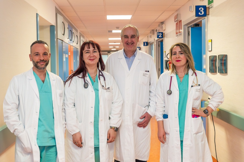 I dott. Vaccaro, Lucchese,  De La Pierre e Burgassi