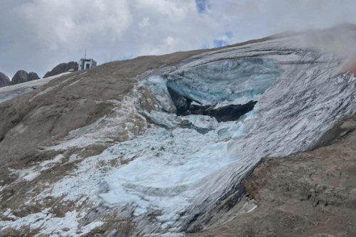 Il crollo sul ghiacciaio della Marmolada