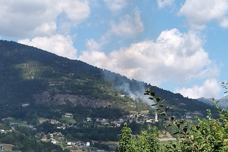 Incendio in zona Lexert Incendio in zona Lexert