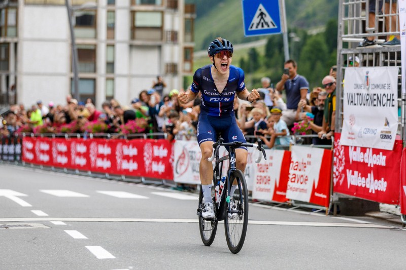 Golliker al traguardo di Breuil Cervinia