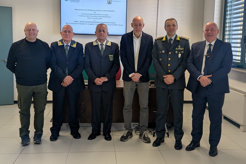 Protocollo d'intesa tra Procura di Aosta e Anfi Aosta
