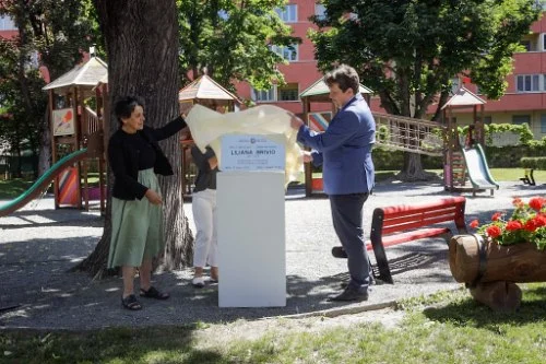 Intitolazione dei giardinetti a Liliana Brivio