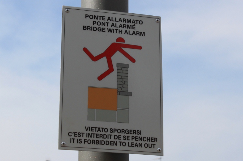 Ponte allarmato