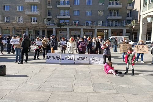 Manifestazione ad Aosta