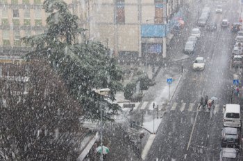 Meteo: è arrivata la neve. Precipitazioni in corso anche su Aosta