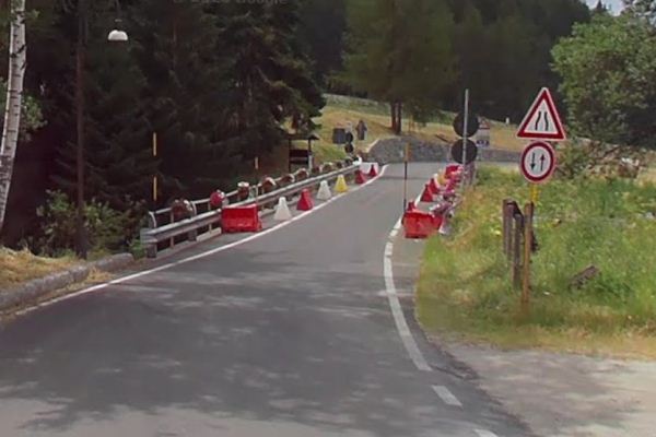 Viabilità alternativa sulla strada regionale 8 per lavori
