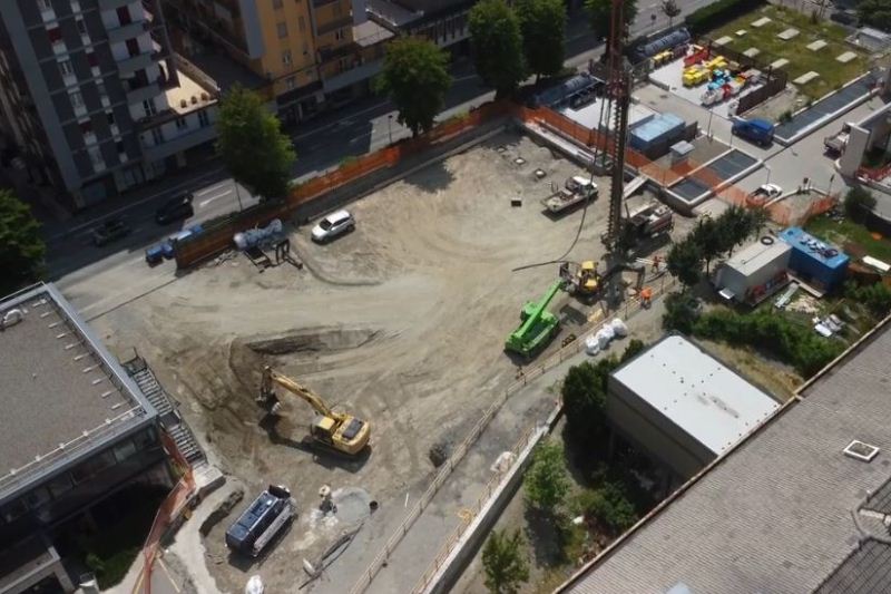 L'area dei lavori