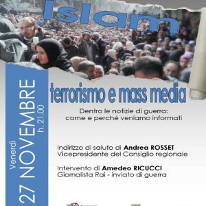 Islam, terrorismo e mass media: serata a Saint-Christophe