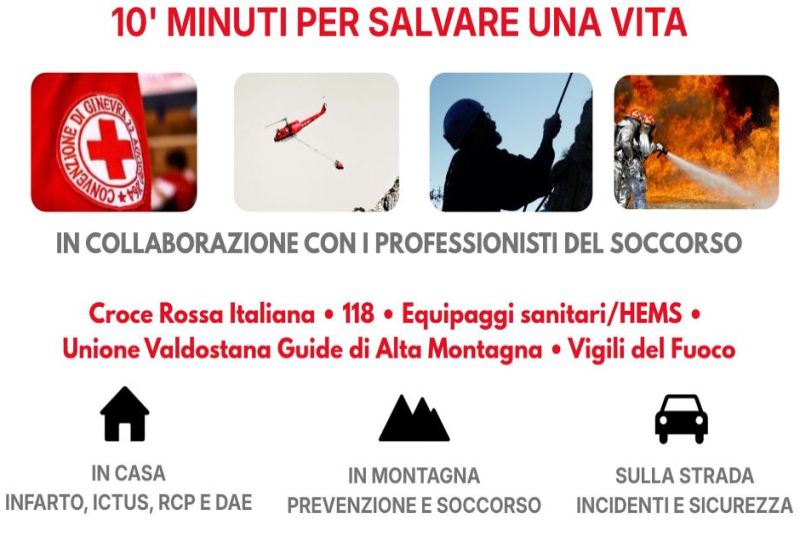Primo soccorso, incontro 10 minuti per salvare una vita