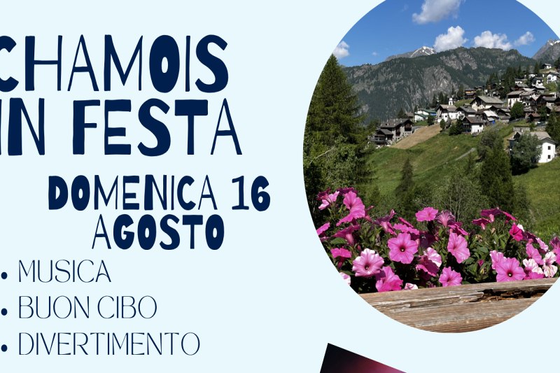 Locandina Chamois in Festa Locandina Chamois in Festa