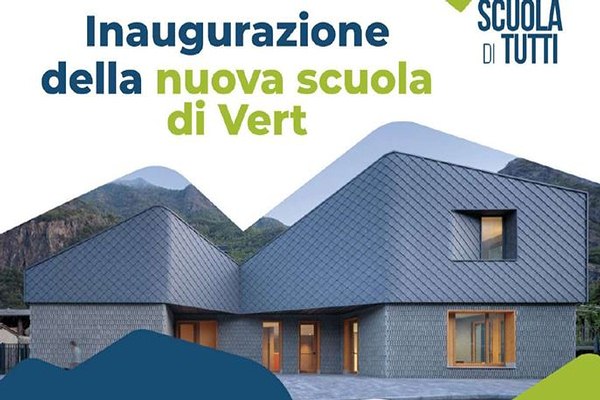 Donnas inaugura la nuova scuola di Vert