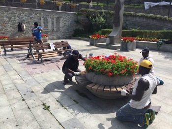 Verrès, partite le attività di volontariato con i migranti