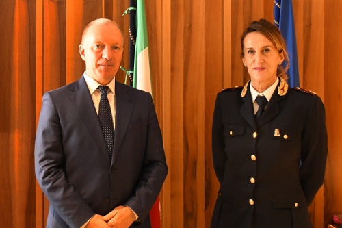 Nuova dirigente della polizia di frontiera di Aosta