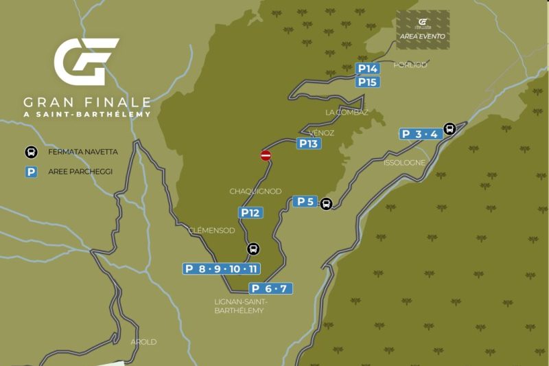 Mappa parcheggi Gran Finale