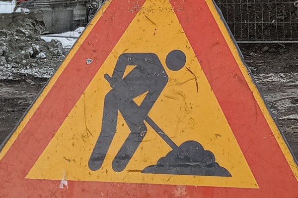 Lavori per la fibra ottica in zona viale Conte Crotti, ad Aosta