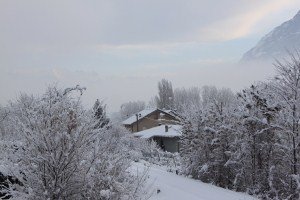 Meteo: a Natale neve sulla Valle d'Aosta fino a 600 mt
