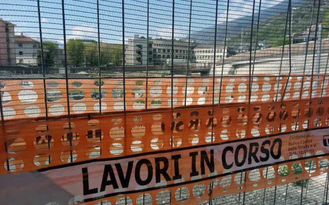 il cantiere di ampliamento dell'ospedale Parini