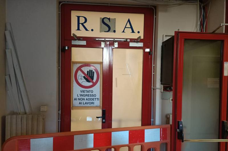 Lavori per l'ospedale di comunità di Aosta