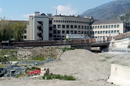 cantiere dell'ospedale Parini