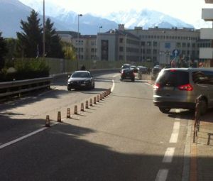 Aosta, ritornano i dissuasori al parcheggio dell'ospedale Parini