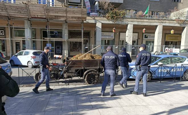 protesta dei ristoratori ad Aosta