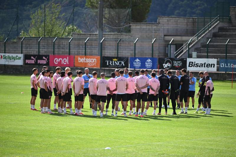 Il ritiro del Palermo (da Facebook)