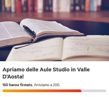 petizione per le aule studio