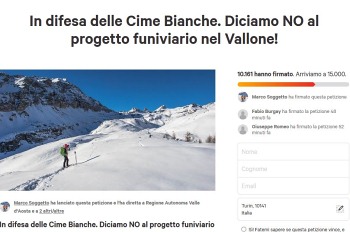 petizione Cime Bianche