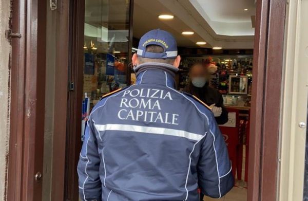 controlli della Polizia Roma Capitale