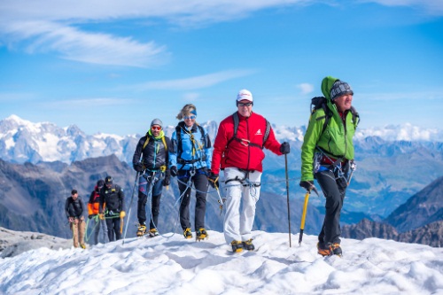 Principe di Monaco sul Gran Paradiso (foto Marco Spataro)