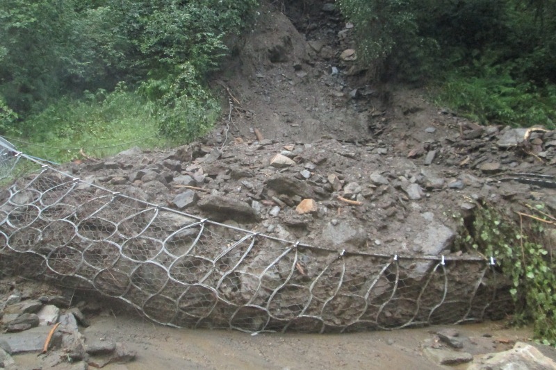 Frana sulla SR47