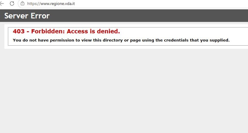 Server down
