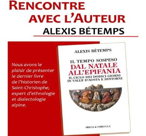 Saint-Christophe, rencontre avec l'auteur Alexis Bétemps