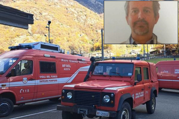 Valle d'Aosta, trovato morto il medico piemontese scomparso