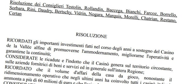 risoluzione Casinò