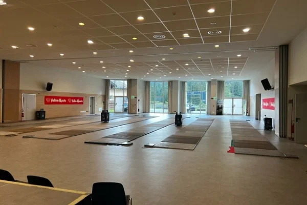 Sede del ritiro della squadra di sciabola a Champoluc