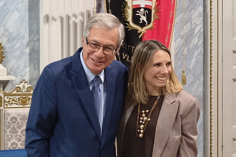 Il sindaco Rocco e la vice Fadda Il sindaco Rocco e la vice Fadda