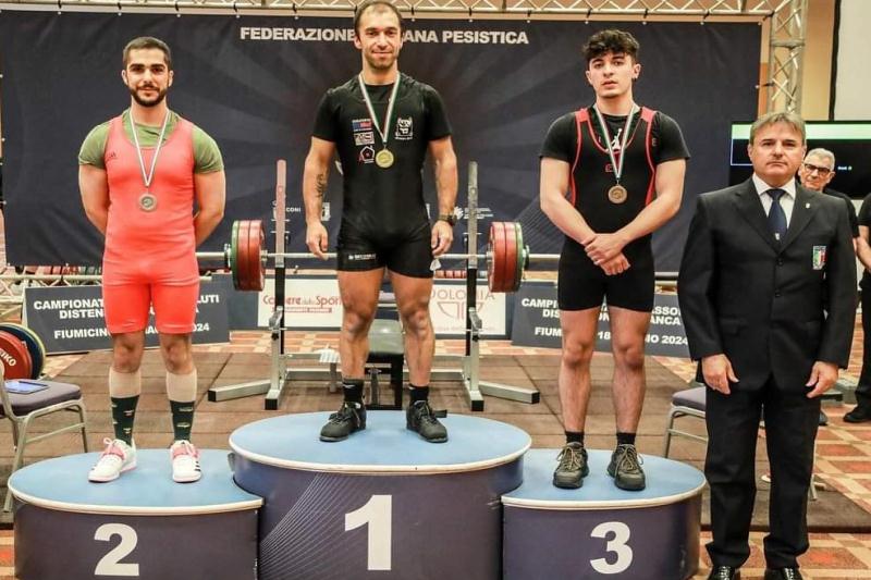 Il valdostano Scordamaglia si conferma campione italiano di distensione su panca